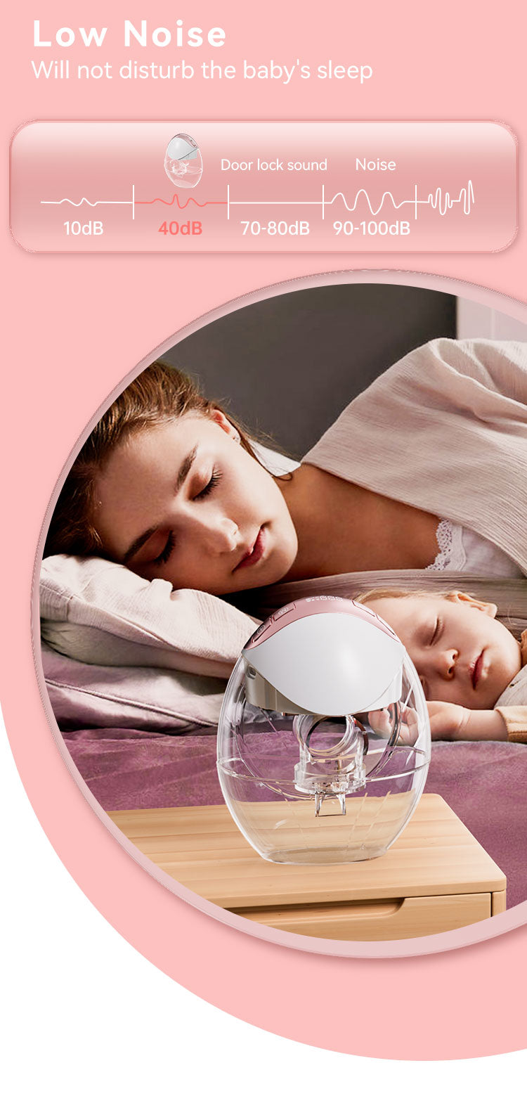 12 Levels Wireless Smart Portable Hands Free Breast Milk Pump Electric Wearable Breast Pump