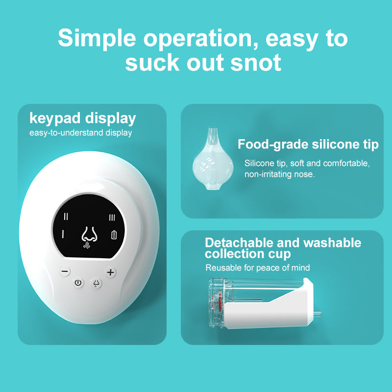 Nasal Aspirator Professional Nose Cleaner Nose Washing Nasal Aspirator Electric Baby Nose Sucker