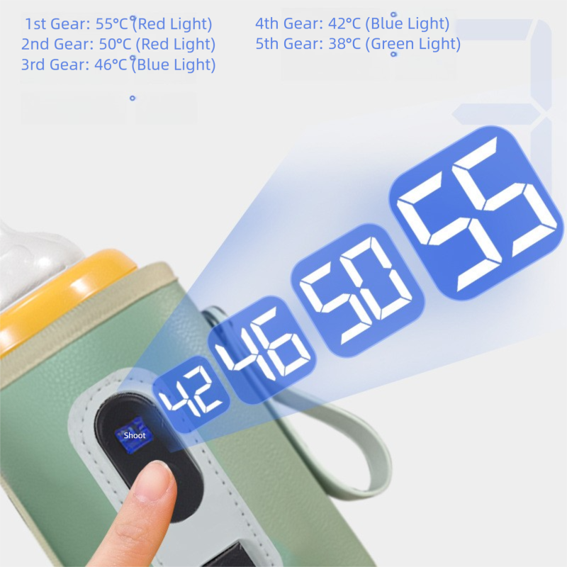 Baby Bottle Insulation Cover – Portable Constant Temperature Heating Sleeve for Home & Outdoor Use