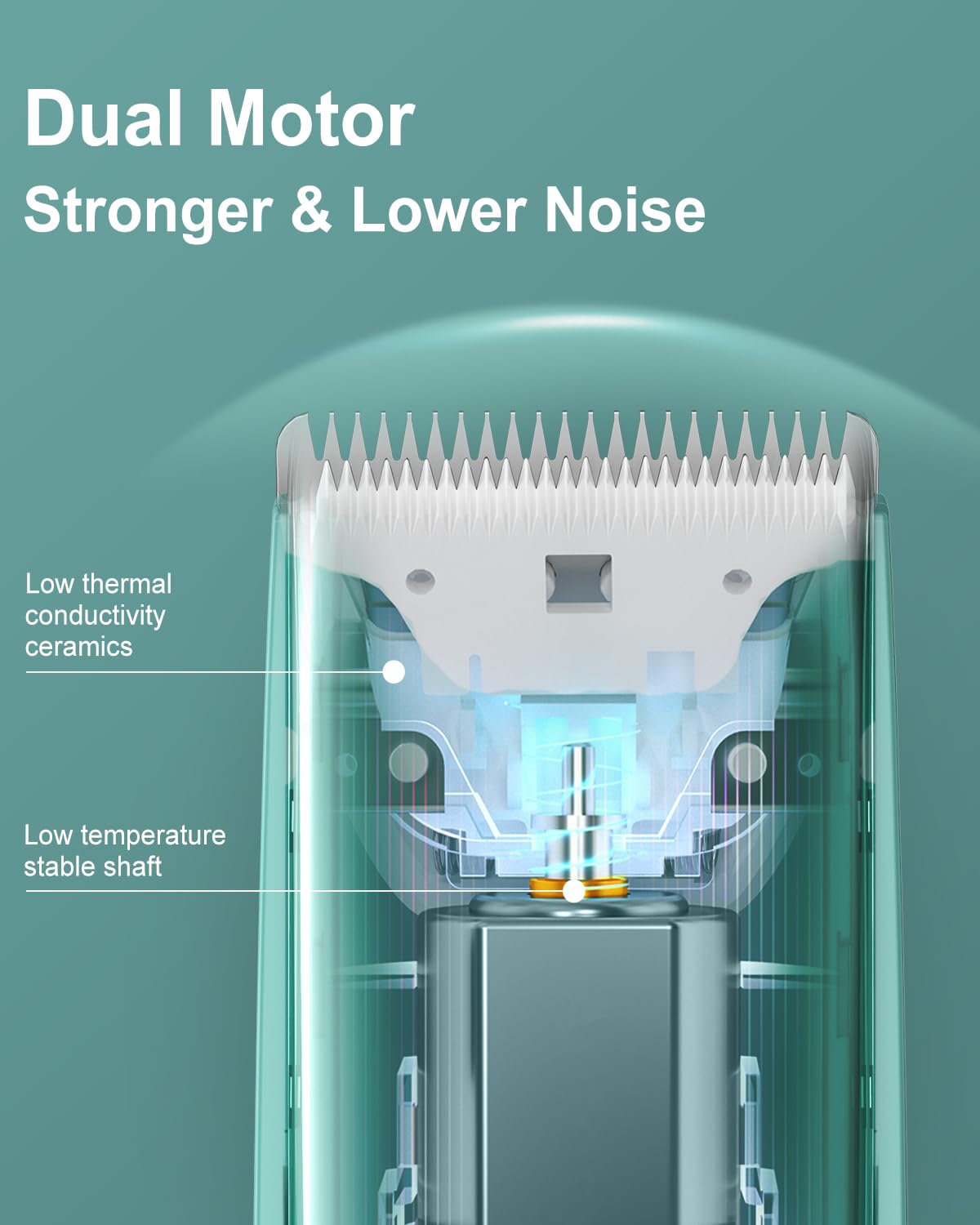 Tondeuse à cheveux pour bébé ENSSU – Aspirateur silencieux, sans fil et étanche 
