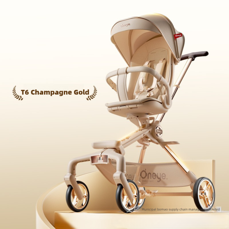 Oneye T6 Plus Second Generation Baby Stroller Lightweight Foldable Reclining Two-Way Stroller