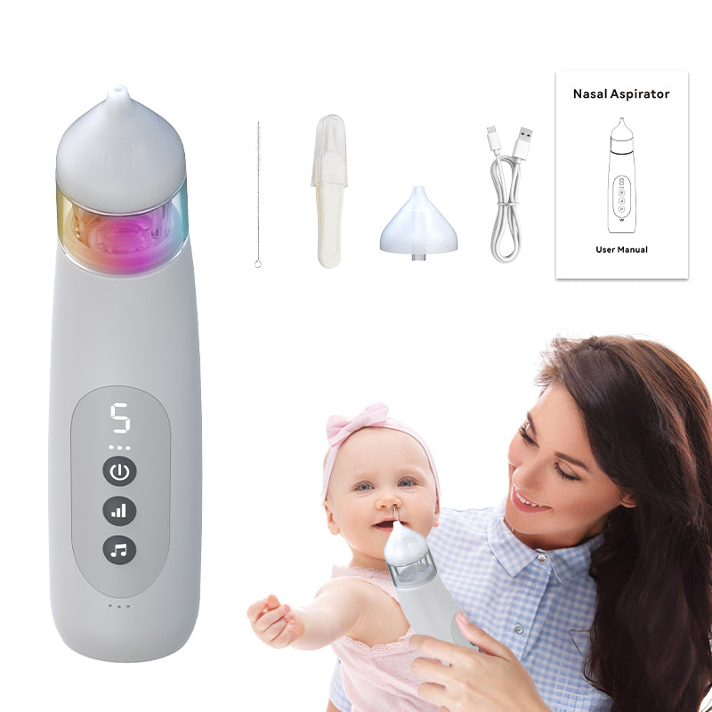 Nose Cleaner BPA Free Food Silicone USB Rechargeable Nose Cleaner Electric Nose Nasal Aspirator