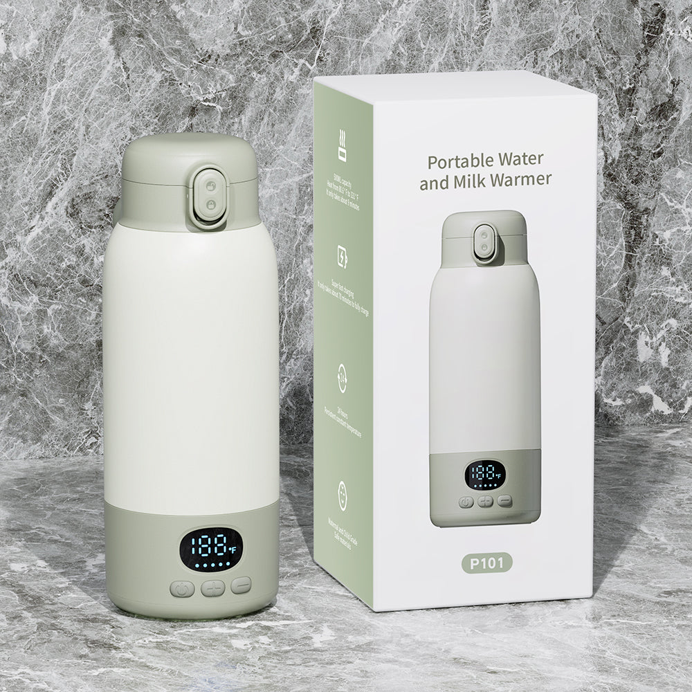 USB Rechargeable Baby Bottle Warmer – Long-Lasting Keep Warm Function for Milk