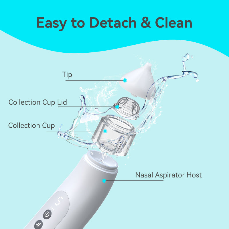 Nose Cleaner BPA Free Food Silicone USB Rechargeable Nose Cleaner Electric Nose Nasal Aspirator