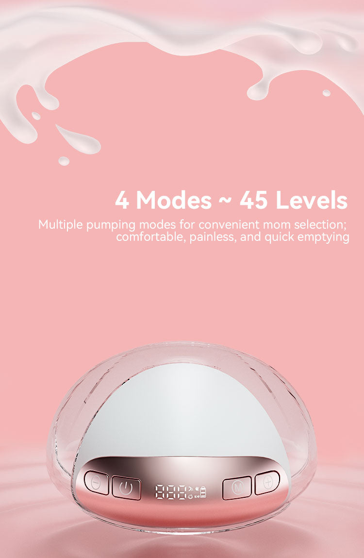 12 Levels Wireless Smart Portable Hands Free Breast Milk Pump Electric Wearable Breast Pump