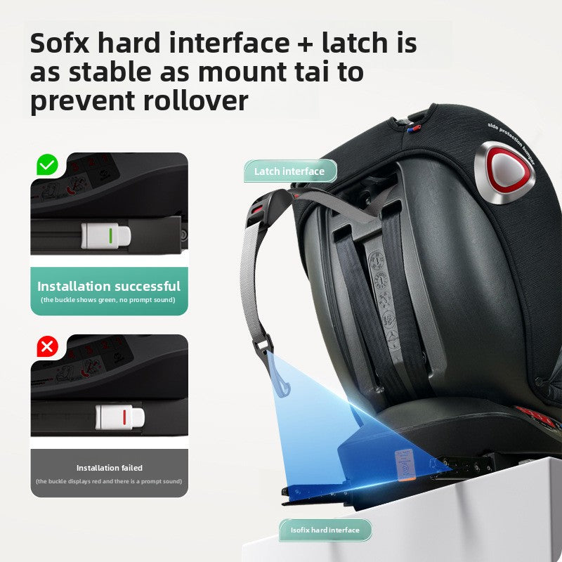 Baby Car Safety Seat for 0-12 Years Reclining & Sitting