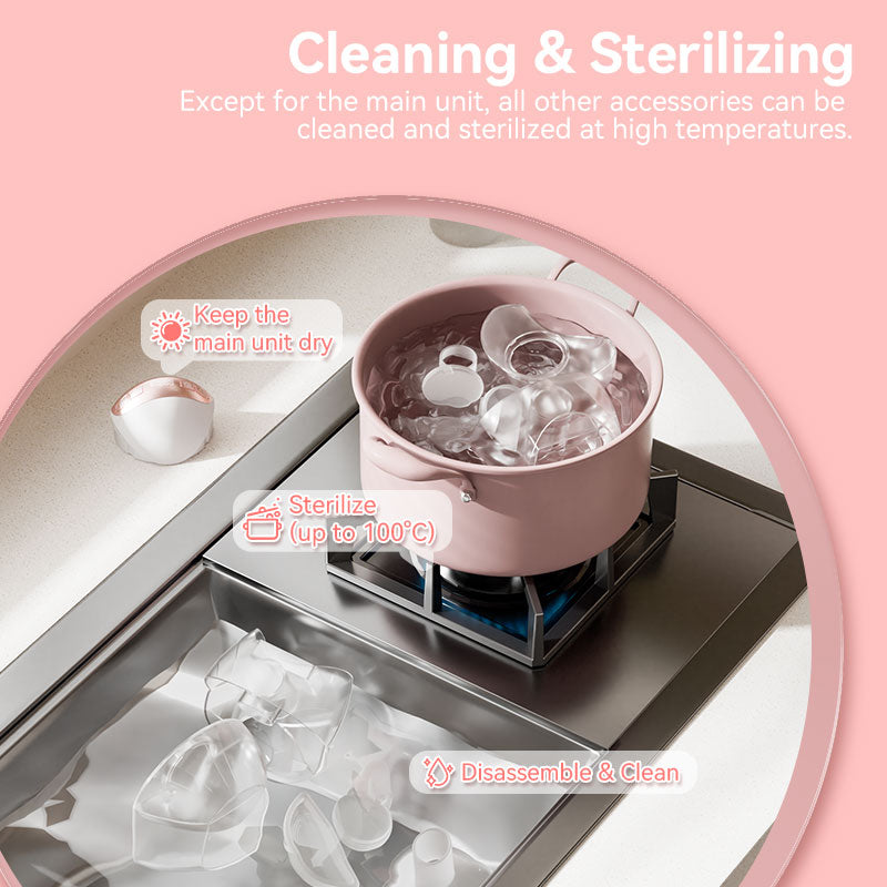 12 Levels Wireless Smart Portable Hands Free Breast Milk Pump Electric Wearable Breast Pump
