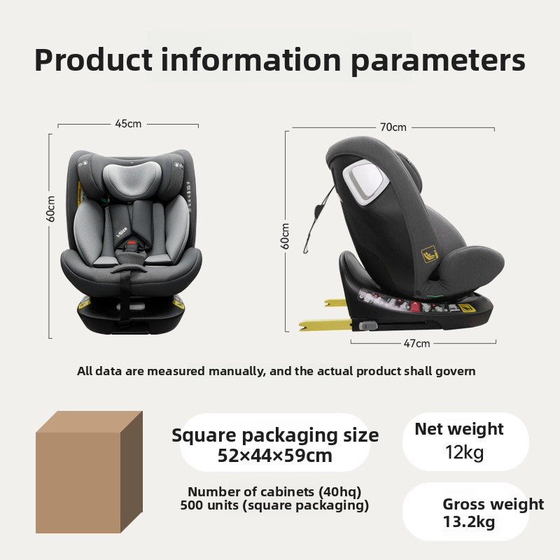 Child Safety Seat Universal for Cars Baby 0-12 Years Old Car Safety Seat