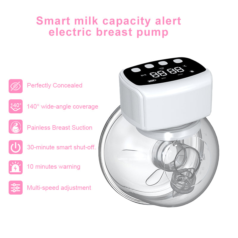 Baby Feeding Wearable Electric Breast Pump Wireless Breast Pump Portable Low Noise Handsfree Breast Pump