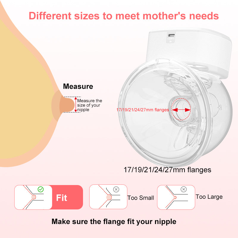 Baby Feeding Wearable Electric Breast Pump Wireless Breast Pump Portable Low Noise Handsfree Breast Pump