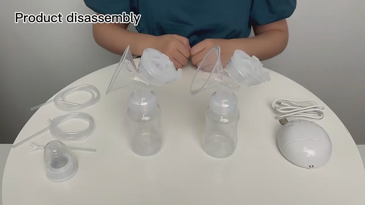  Double Electric Breast Pump Bottle Milk Extractor Double Suction Baby Feeder Massage Moms Helper - Buy Breast Pump Electric Double breast Milk Extractor double Electric Breast Pump